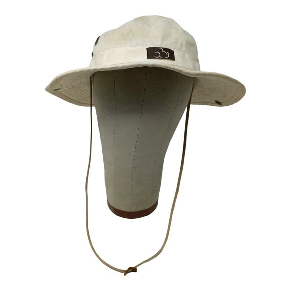 Vintage Goofy's Hat Co Disneyland Boonie Hat Made in USA SZ Large White SEE DESC - Picture 1 of 12